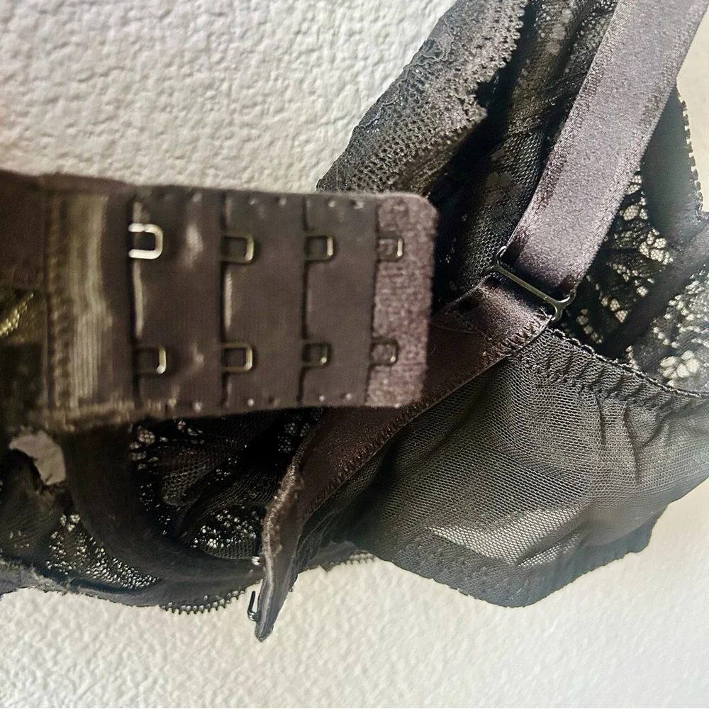 Felina Peridot Unlined Lace Bra, size 36D - Picture 9 of 12